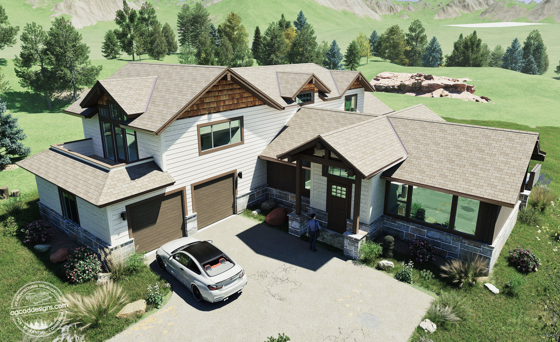 HOA Graphic illustration 3D architectural Renderings or for Building Department_Colorado Design services